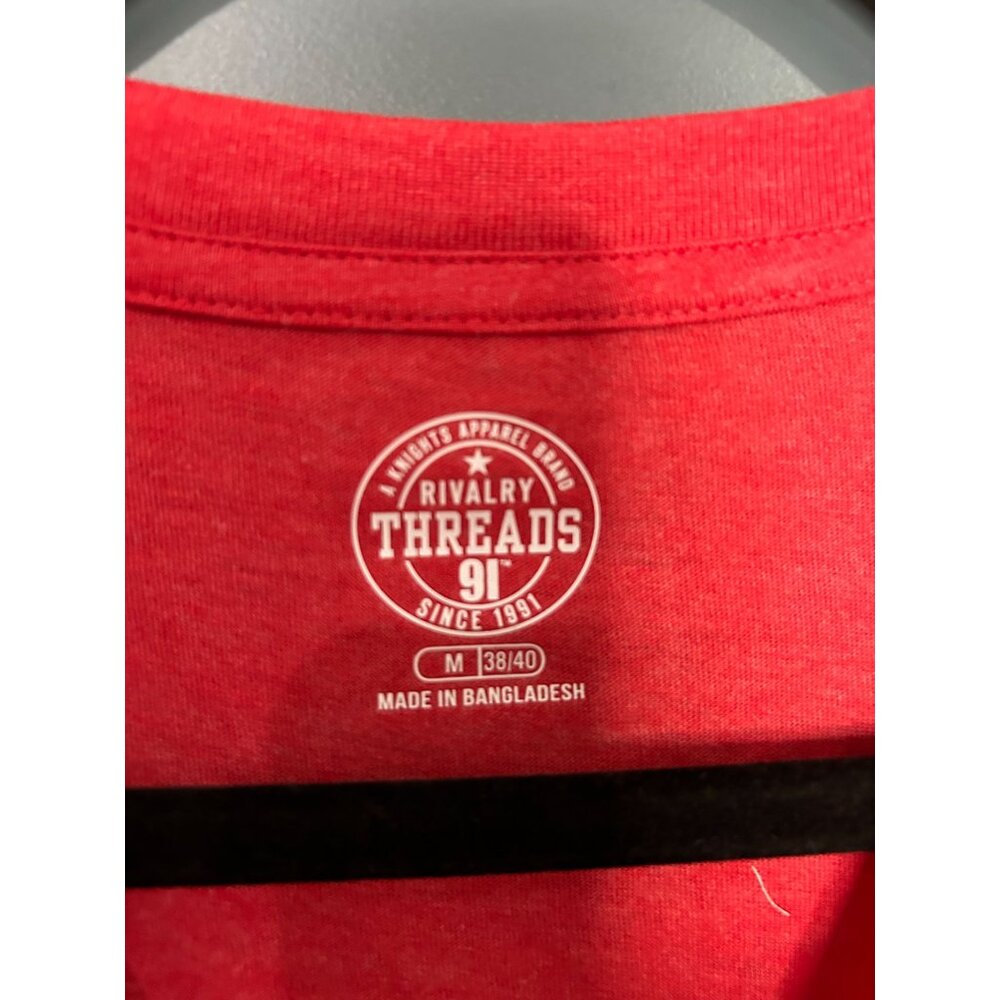 NWT Ole Miss Rebels Mens T-Shirt By Rivalry Threads Size M Red Cotton Blend - Picture 2 of 4